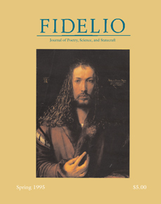 Cover of Fidelio Volume 4, Number 1, Spring 1995