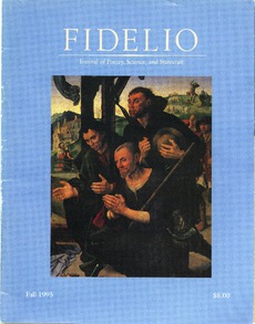 Cover of Fidelio Volume 4, Number 3, Fall 1995
