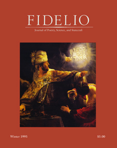 Cover of Fidelio Volume 4, Number 4, Winter 1995
