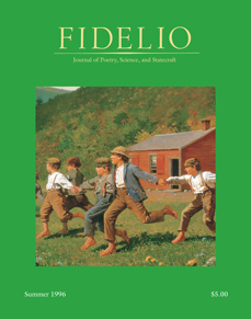 Cover of Fidelio Volume 5, Number 2, Summer 1996