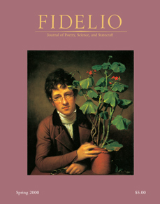 Cover of Fidelio Volume 9, Number 1, Spring 2000