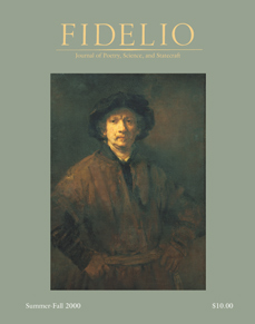 Cover of Fidelio Volume 9, Number 2-3, Summer-Fall 2000