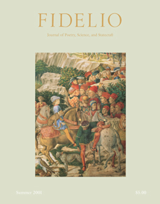 Cover of Fidelio Volume 10, Number 2, Summer 2001