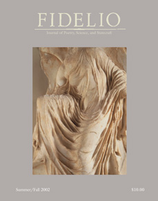 Cover of Fidelio Volume 11, Number 3-4, Summer-Fall 2002