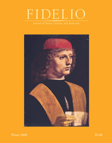 Cover of Fidelio Volume 12, Number 4, Winter 2003