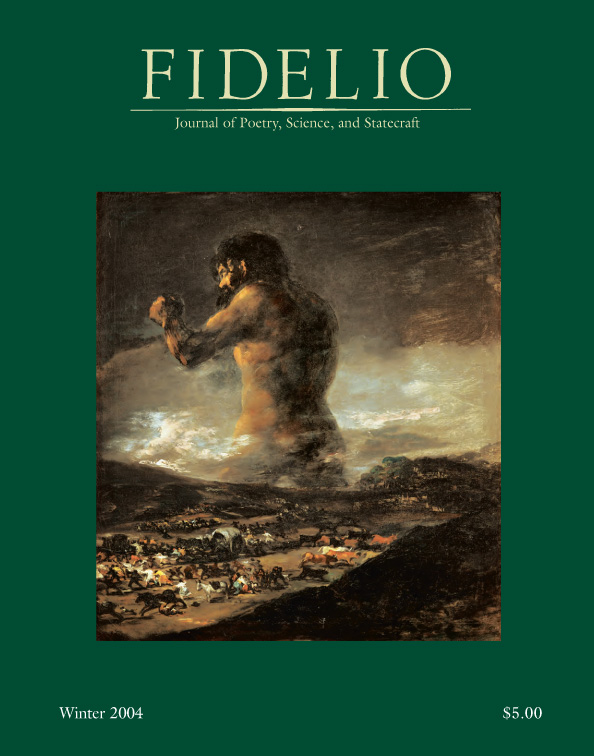 Cover of Fidelio Volume 13, Number 4, Winter 2004