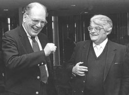 Norbert Brainin and Lyndon H. LaRouche, Jr.