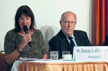 Lyndon LaRouche and Helga Zepp-LaRouche