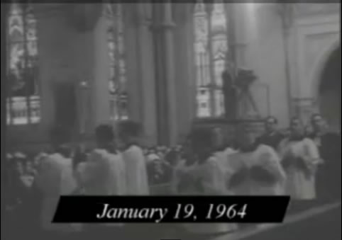 Youtube video clip: January 19, 1964 -- Tribute To Late President At Cathedral in Boston