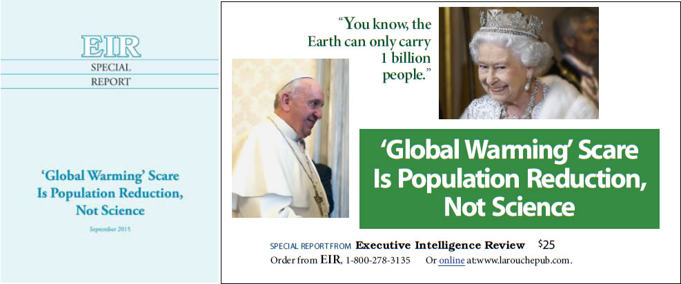 EIR Special Report: Global Warming Scare Is Population Reduction, Not Science
