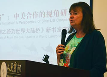 Schiller Institute founder Helga Zepp-LaRouche in Beijing, September 2015.